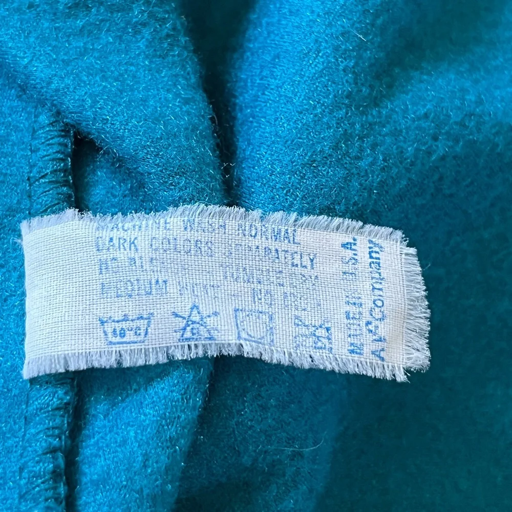 Vintage Vanity Fair Lounge Cozy Velvet House Dress Robe Size M